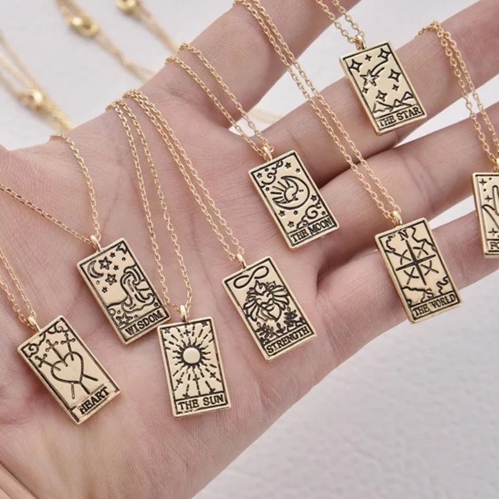 Tarot Card Strength Necklace
